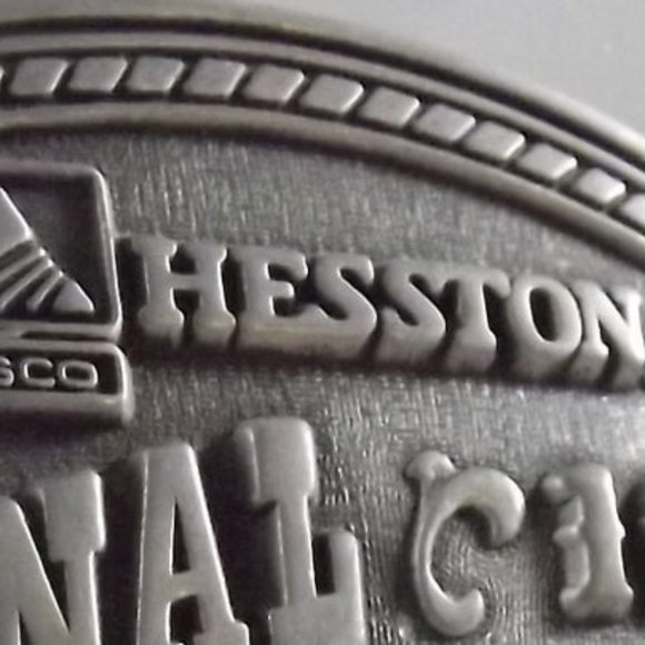 National Finals Rodeo 1995 HESSTON Belt Buckle - Picture 3 of 8